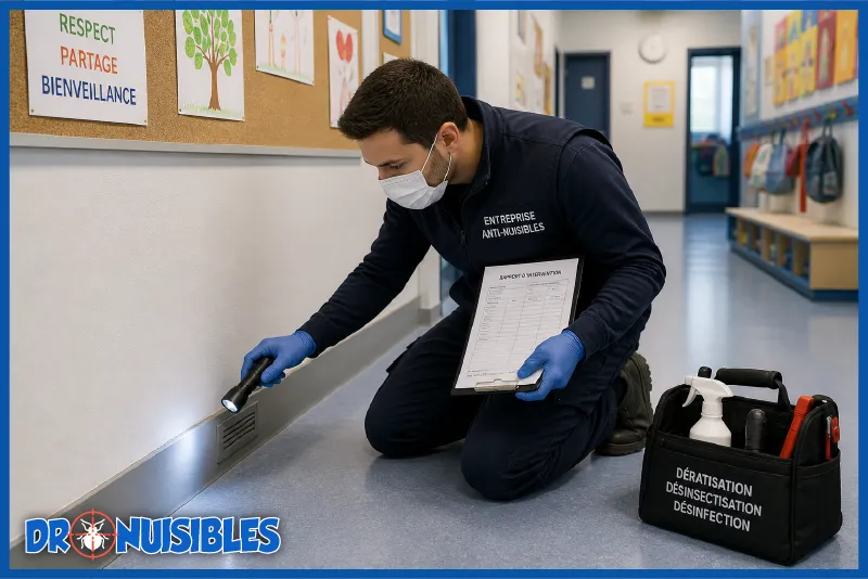 inspection deratisation ecole erp controle anti nuisibles