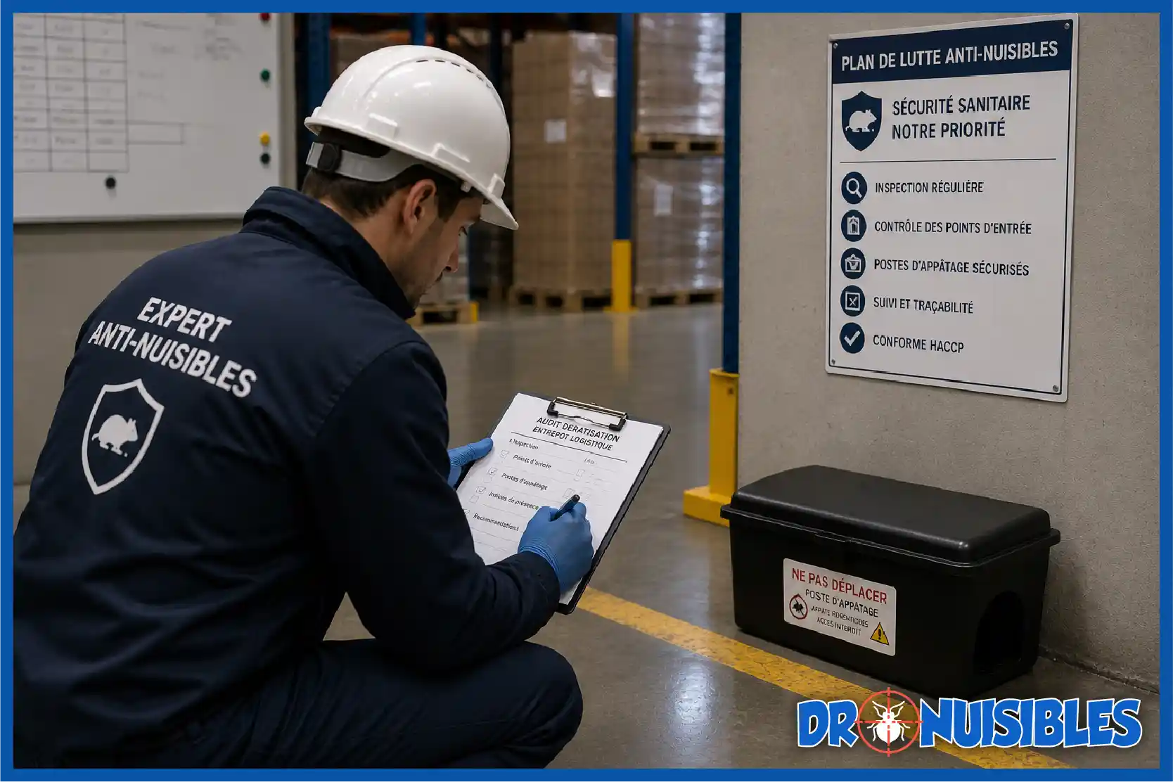 inspection deratisation entrepot industriel controle haccp anti nuisibles