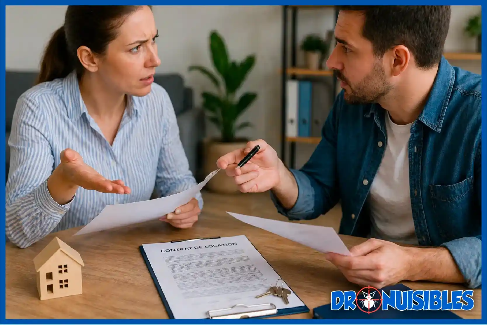 litige locataire propriétaire contrat location punaises de lit