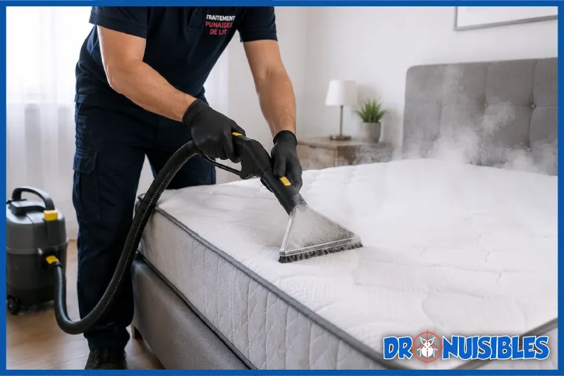 traitement thermique professionnel contre les punaises de lit sans insecticide