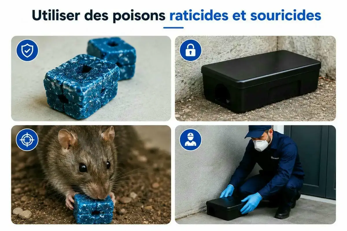 Utiliser des poisons raticides et souricides