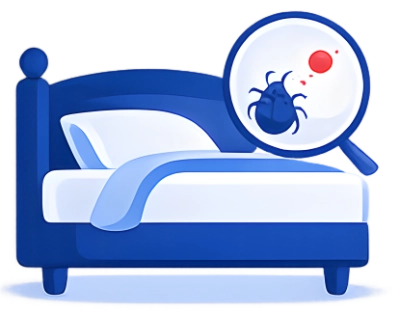 Piqûres de punaises de lit au réveil